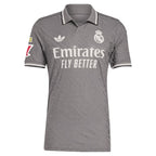 Vini Jr. Los Merengues adidas Originals 2024/25 Third Authentic Player Jersey - Charcoal/White