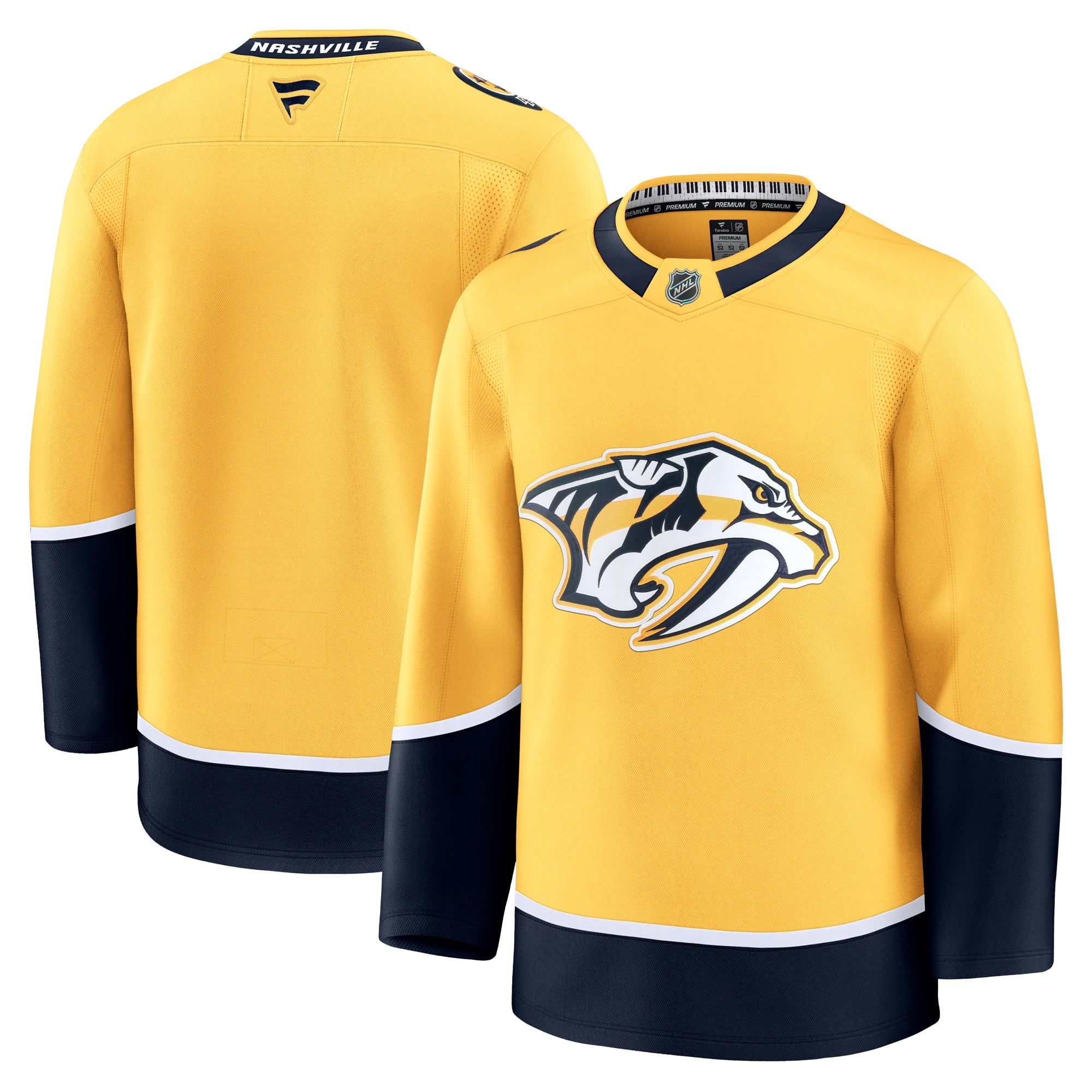 Nashville Predators  Away Premium Jersey - White/Yellow