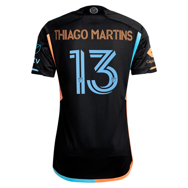 Thiago Martins New York City FC adidas 2024 24/7 Kit Authentic Player Jersey - Black