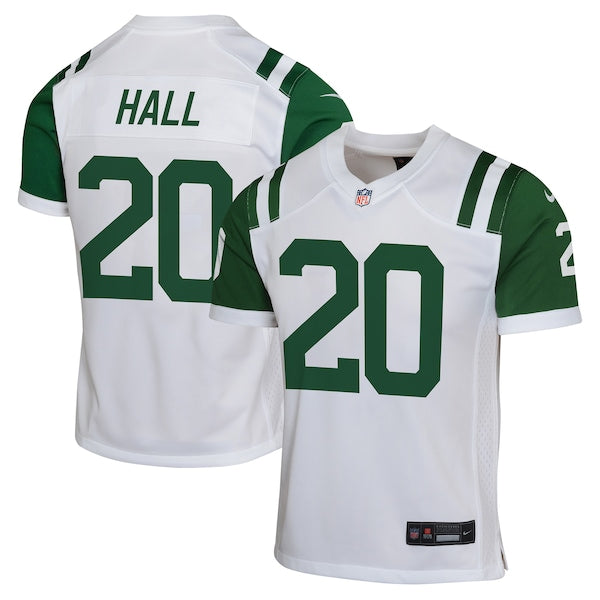 Breece Hall New York Jets Nike Youth Classic Alternate Game Jersey - White