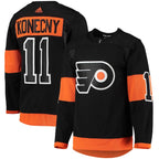 Travis Konecny Philadelphia Flyers adidas Alternate Primegreen Authentic Player Jersey - Black