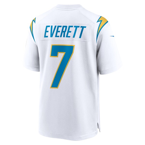 Gerald Everett Los Angeles Chargers Nike Game Player Jersey - White/Powder Blue