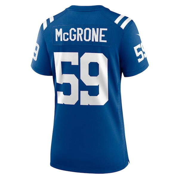 Cameron McGrone Indianapolis Colts Nike Women's Team Game Jersey -  Royal