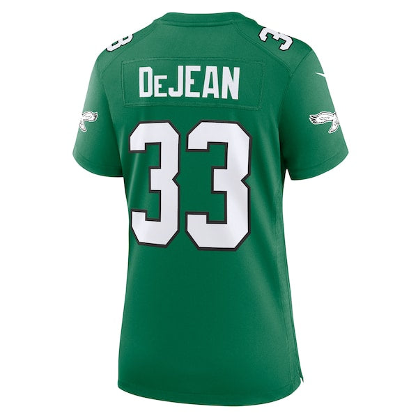Cooper DeJean Philadelphia Eagles Nike Women's Super Bowl LIX 2nd Alternate Game Jersey - Kelly Green