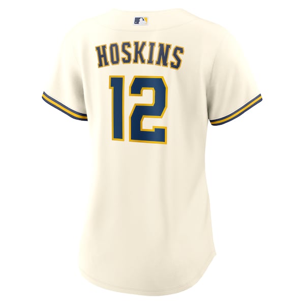 Rhys Hoskins Milwaukee Brewers Nike Women's Home Replica Jersey - White