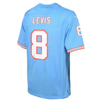 Will Levis Tennessee Titans Nike Youth Oilers Throwback ALT2 Player Game Jersey - Light Blue