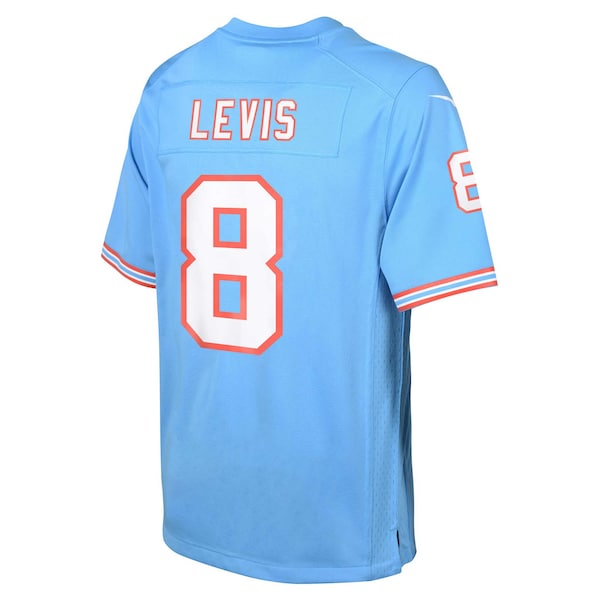 Will Levis Tennessee Titans Nike Youth Oilers Throwback ALT2 Player Game Jersey - Light Blue