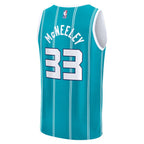 Liam McNeeley Charlotte Hornets  Fast Break Replica Jersey - Teal - Icon Edition