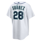 Men's Seattle Mariners Eugenio Suárez Nike White Home Replica Player Jersey