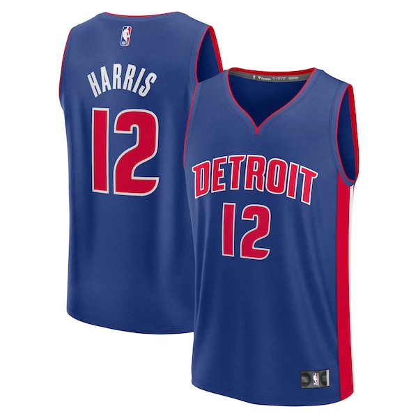 Tobias Harris Detroit Pistons  Youth Fast Break Replica Player Jersey - Icon Edition - Blue