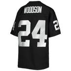 Charles Woodson Las Vegas Raiders Youth 1998 Legacy Retired Player Jersey - Black