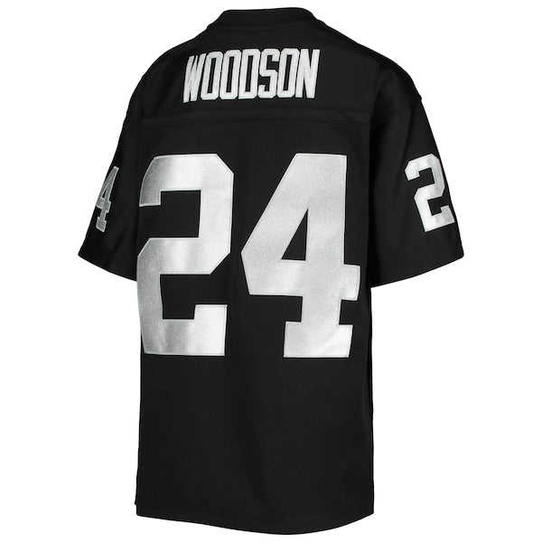 Charles Woodson Las Vegas Raiders Youth 1998 Legacy Retired Player Jersey - Black