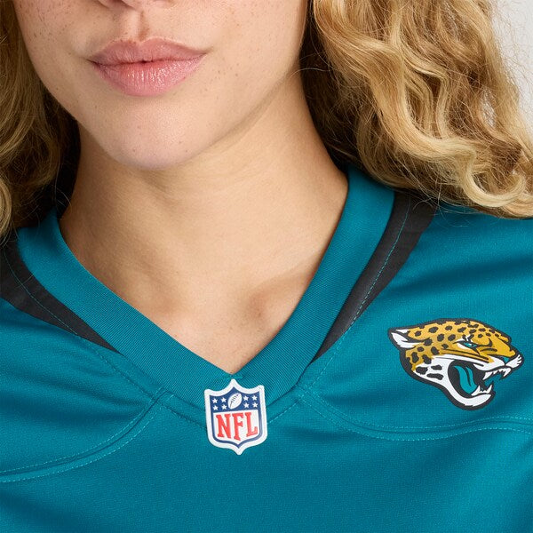 Velus Jones Jr. Jacksonville Jaguars Nike Women's  Game Jersey -  Teal