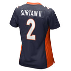 Patrick Surtain II Denver Broncos Nike Women's Home Game Player Jersey - Navy/Orange