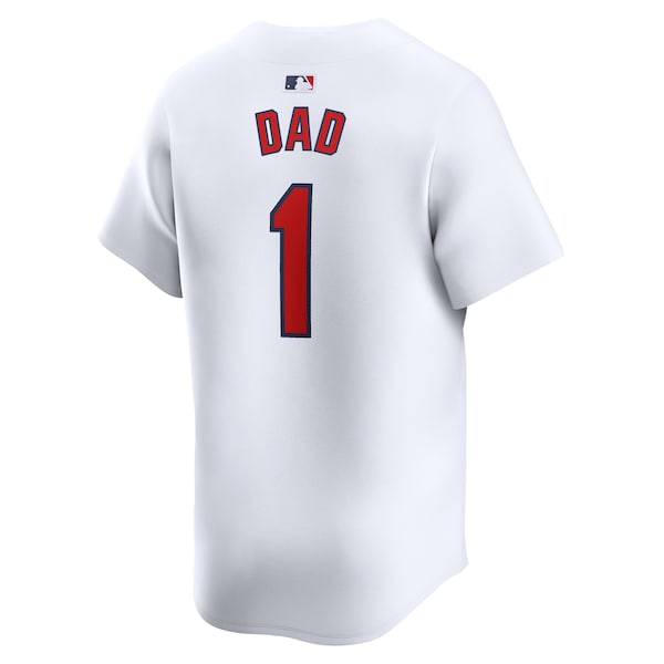 St. Louis Cardinals Nike #1 Dad Home Limited Jersey - White