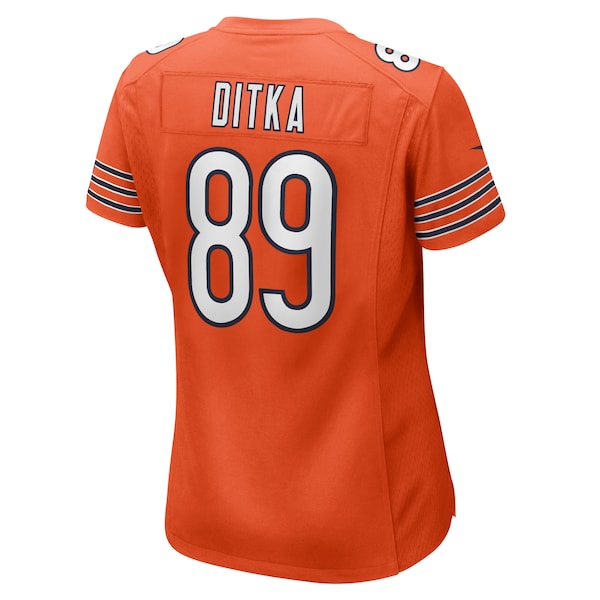 Mike Ditka Chicago Bears Nike Women's Retired Player Jersey - Orange/Navy
