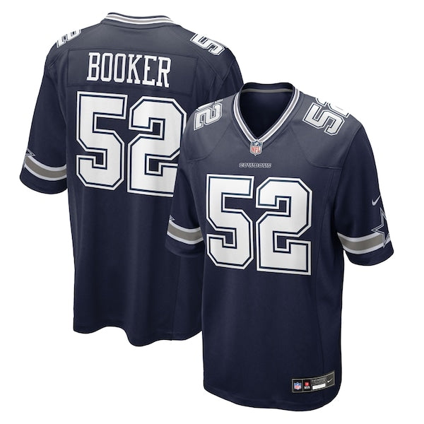 Tyler Booker Dallas Cowboys Nike 2025 NFL Draft First Round Pick Game Jersey - Navy