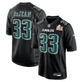 Cooper DeJean Philadelphia Eagles Nike Super Bowl LIX Fashion Game Player Jersey - Carbon Black