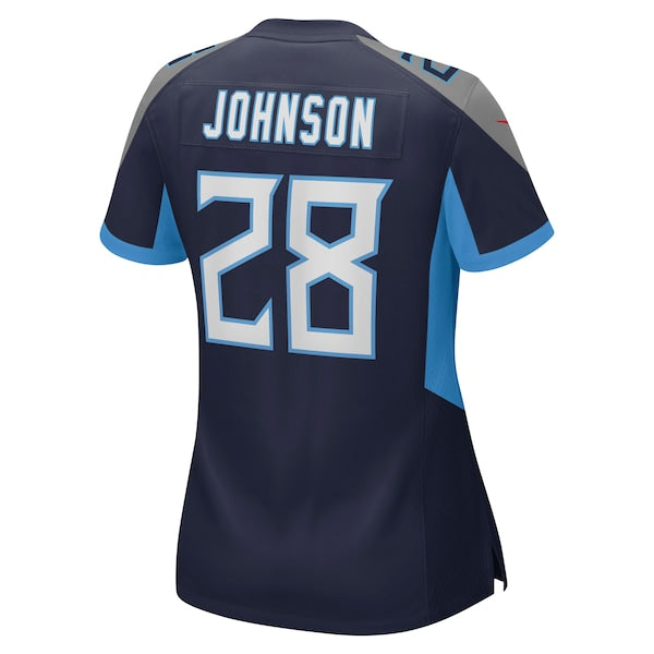 Chris Johnson Tennessee Titans Women's Nike Retired Player Game Jersey - Navy