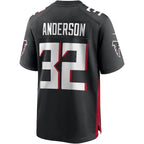 Jamal Anderson Atlanta Falcons Nike Game Retired Player Jersey - Black/Red