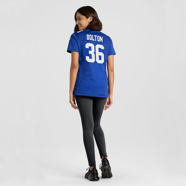 Curtis Bolton New York Giants Nike Women's  Game Jersey -  Royal