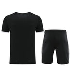 Adidas Short Sleeve Training Jersey Set - AD07- Black