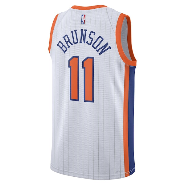 Jalen Brunson New York Knicks Nike Unisex 2024/25 Swingman Player Jersey - City Edition - White