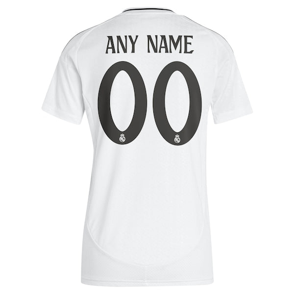 Los Merengues adidas Women's 2024/25 Home Replica Custom Jersey - White