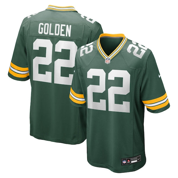 Matthew Golden Green Bay Packers Nike 2025 NFL Draft First Round Pick  Game Jersey - Green