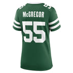Braiden McGregor New York Jets Nike Women's Team Game Jersey - Legacy Green