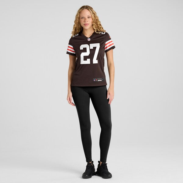 D'Onta Foreman Cleveland Browns Nike Women's  Game Jersey -  Brown
