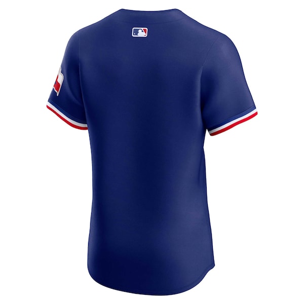 Texas Rangers Nike Alternate Vapor Premier Elite Patch Jersey - Royal