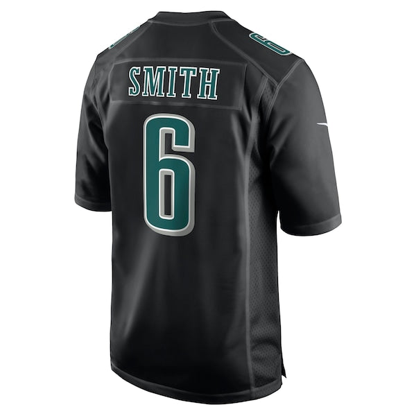 DeVonta Smith Philadelphia Eagles Nike Super Bowl LIX Fashion Game Player Jersey - Carbon Black