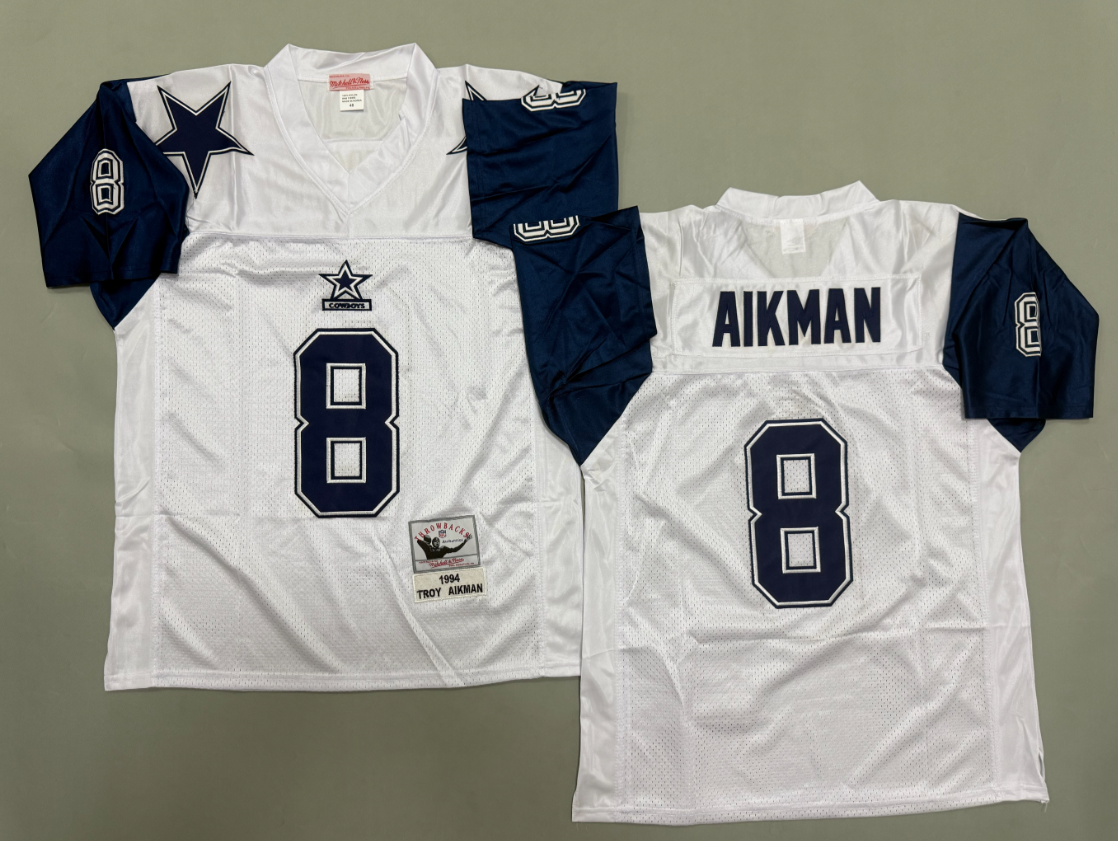 Troy Aikman Dallas Cowboys Authentic Throwback Retired Player Jersey
