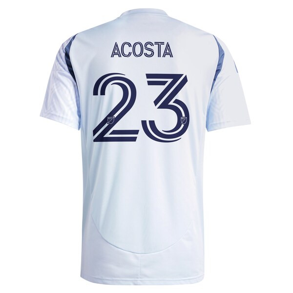 Kellyn Acosta Chicago Fire adidas 2025 The Municipal Kit Replica Player Jersey - Light Blue