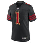 Ricky Pearsall San Francisco 49ers Nike 2025 Rivalries Collection Game Jersey - Black