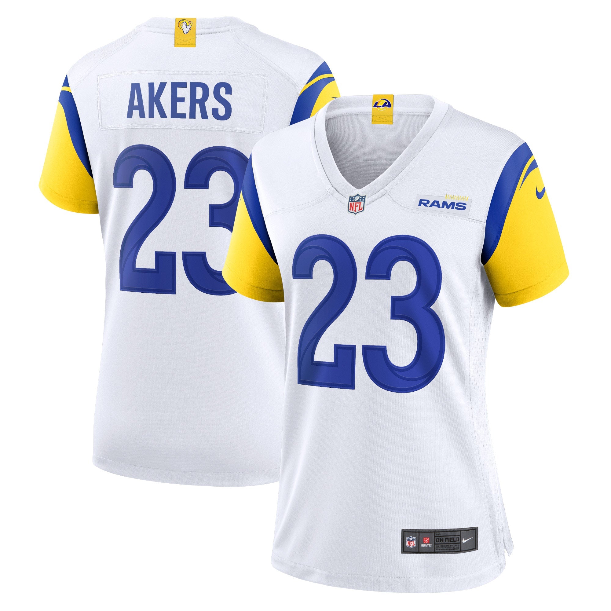 Cam Akers Los Angeles Rams Nike Women's Game Jersey - Bone/White