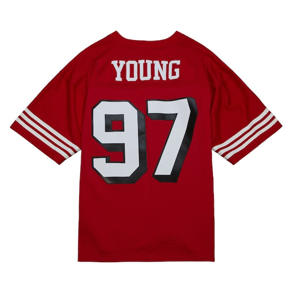 Bryant Young San Francisco 49ers Legacy Replica Jersey - Scarlet/White