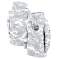 Tennessee Titans Nike Women's 2024 Salute To Service Club Fleece Pullover Hoodie - Arctic Camo