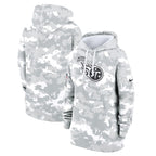 Tennessee Titans Nike Women's 2024 Salute To Service Club Fleece Pullover Hoodie - Arctic Camo