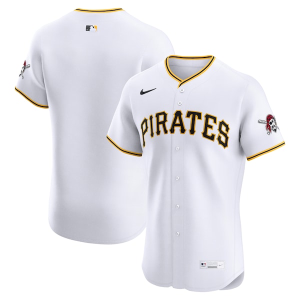Pittsburgh Pirates Nike Home Elite Jersey - White/Black