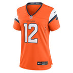 Women's Nike RJ Harvey  Orange Denver Broncos Team Game Jersey