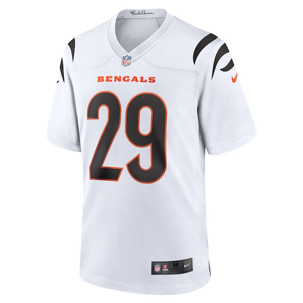 Cam Taylor-Britt Cincinnati Bengals Nike  Game Jersey -  White/Black/Orange