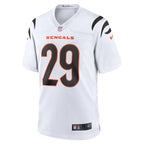 Cam Taylor-Britt Cincinnati Bengals Nike  Game Jersey -  White/Black/Orange
