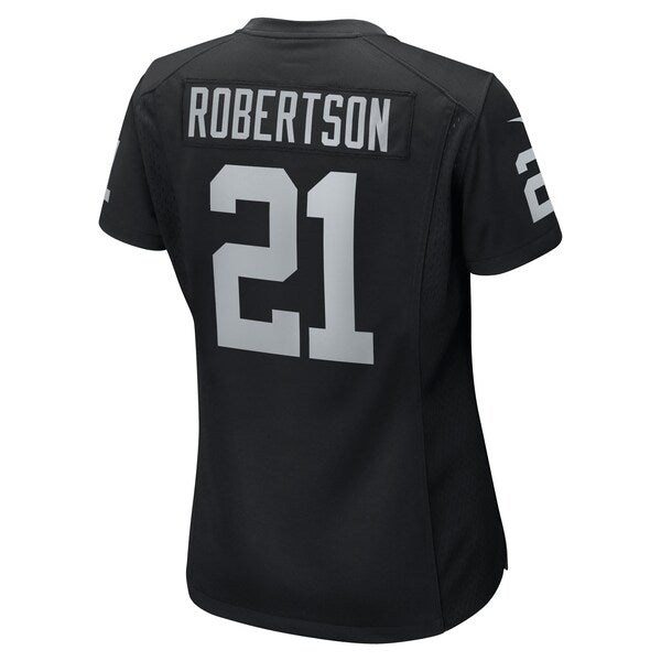 Amik Robertson Las Vegas Raiders Nike Women's Team Game Jersey - Black