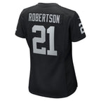 Amik Robertson Las Vegas Raiders Nike Women's Team Game Jersey - Black