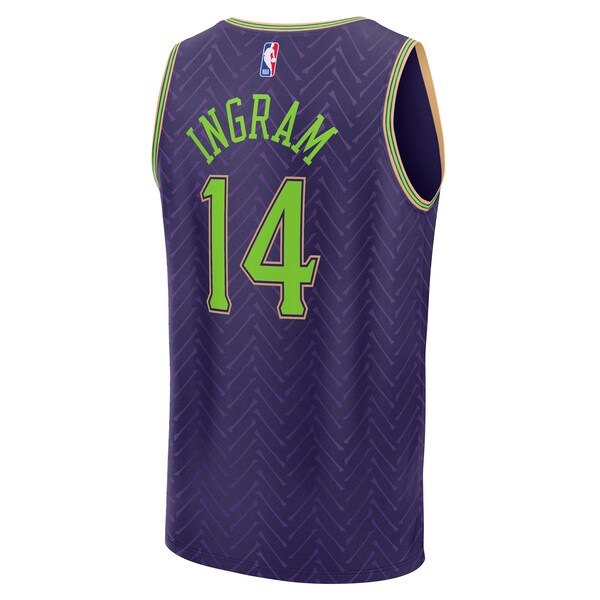 Brandon Ingram New Orleans Pelicans  2024/25 Fast Break Player Jersey - City Edition - Purple