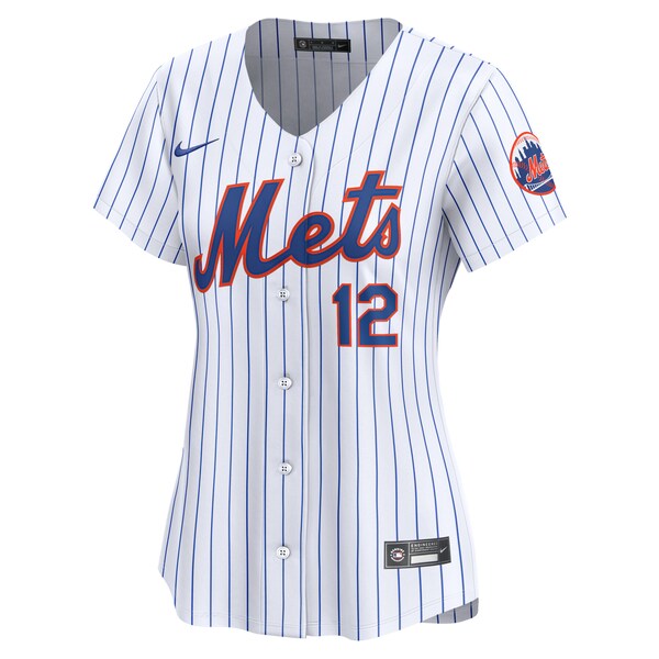 Francisco Lindor New York Mets Nike Women's Home Limited Player Jersey - White