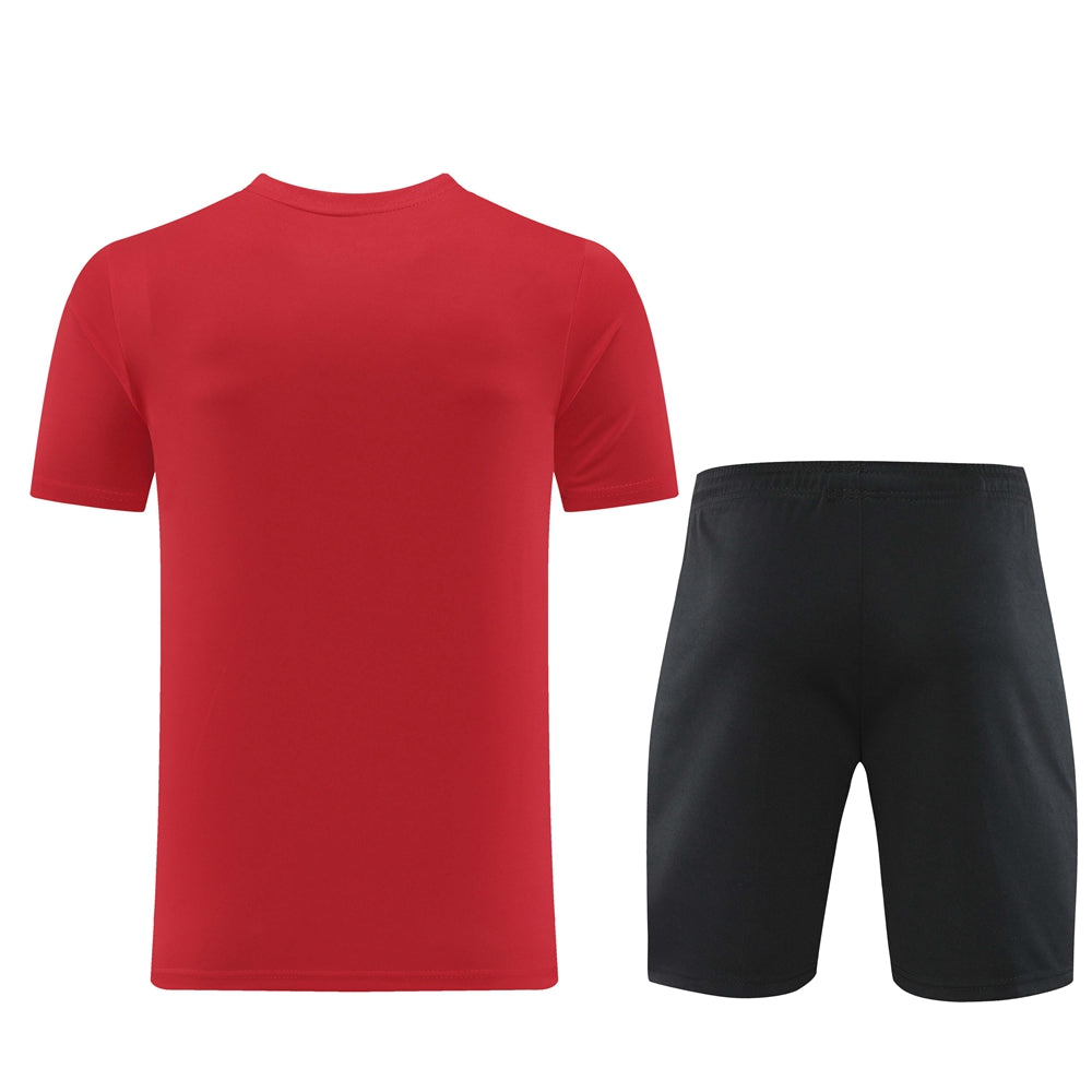Nike Short Sleeve Training Jersey Set-ND06- Red/White