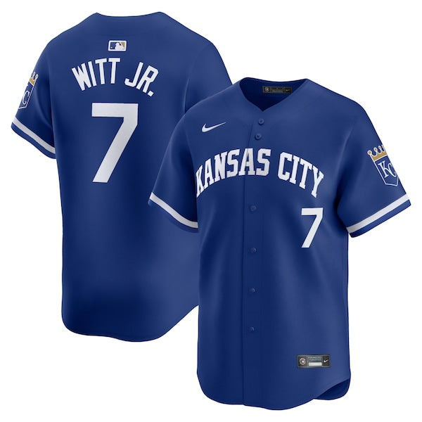Bobby Witt Jr. Kansas City Royals Nike Alternate Limited Player Jersey – Royal